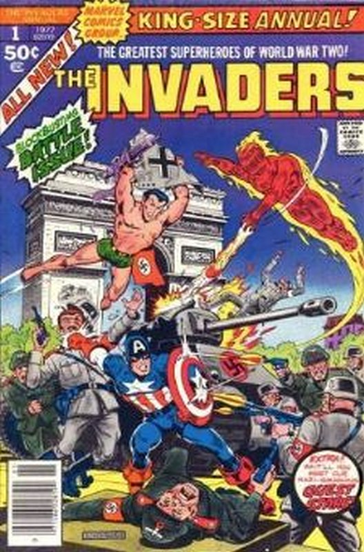 Cover of Invaders Annual (1977 One Shot) #1. One of 250,000 Vintage American Comics on sale from Krypton!
