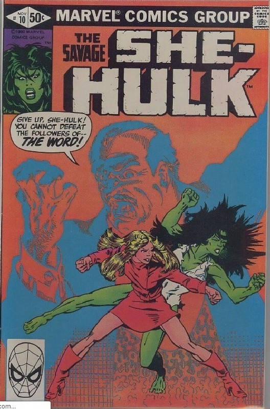 Cover of She-Hulk (Vol 1) The Savage #10. One of 250,000 Vintage American Comics on sale from Krypton!