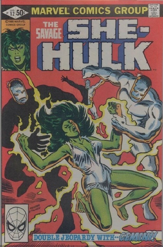Cover of She-Hulk (Vol 1) The Savage #12. One of 250,000 Vintage American Comics on sale from Krypton!