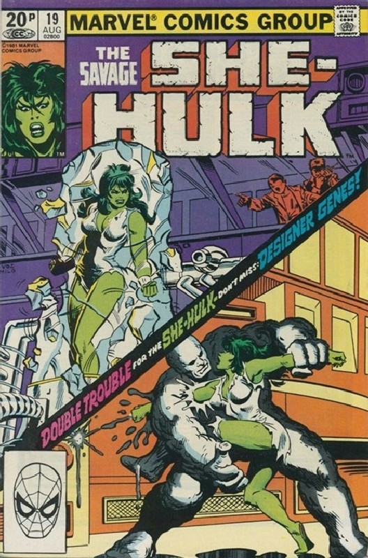 Cover of She-Hulk (Vol 1) The Savage #19. One of 250,000 Vintage American Comics on sale from Krypton!