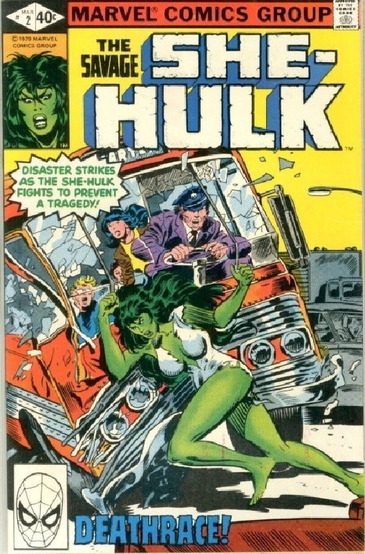Cover of She-Hulk (Vol 1) The Savage #2. One of 250,000 Vintage American Comics on sale from Krypton!