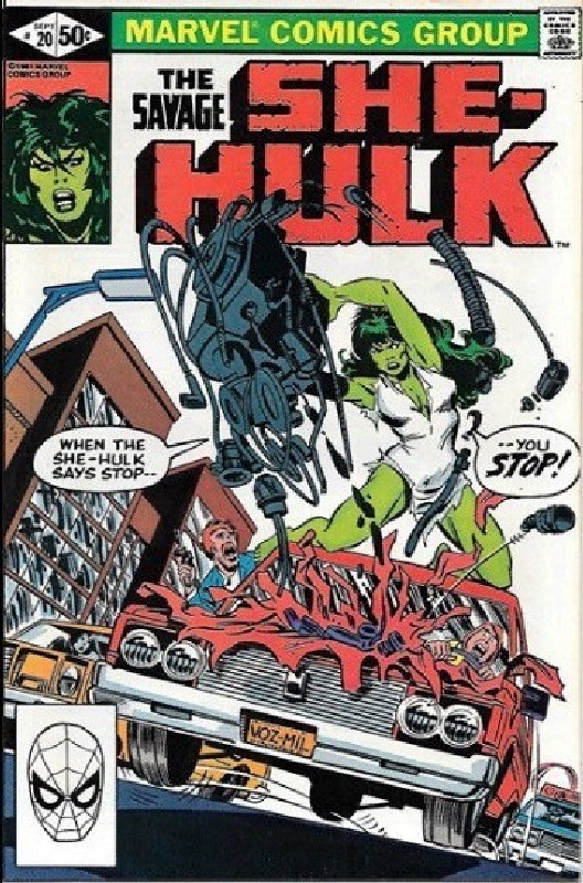 Cover of She-Hulk (Vol 1) The Savage #20. One of 250,000 Vintage American Comics on sale from Krypton!
