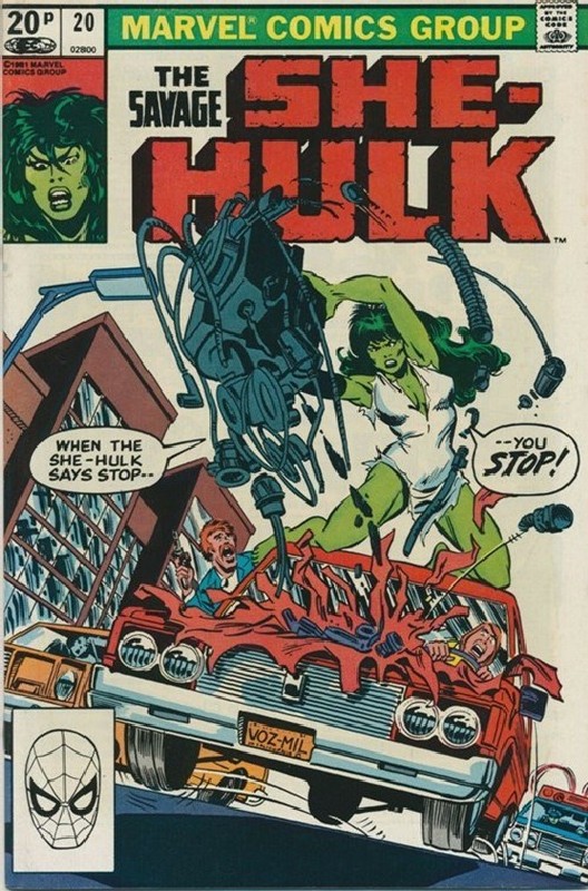 Cover of She-Hulk (Vol 1) The Savage #20. One of 250,000 Vintage American Comics on sale from Krypton!