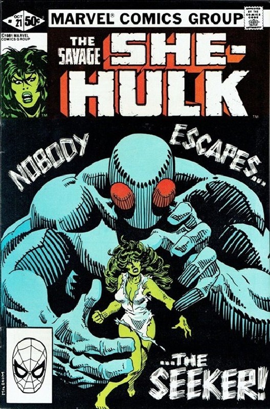 Cover of She-Hulk (Vol 1) The Savage #21. One of 250,000 Vintage American Comics on sale from Krypton!