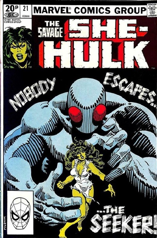 Cover of She-Hulk (Vol 1) The Savage #21. One of 250,000 Vintage American Comics on sale from Krypton!