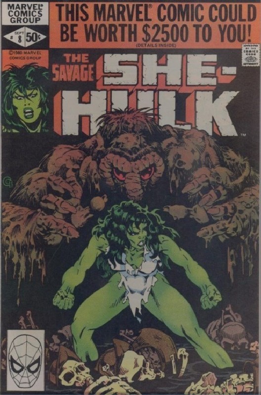 Cover of She-Hulk (Vol 1) The Savage #8. One of 250,000 Vintage American Comics on sale from Krypton!