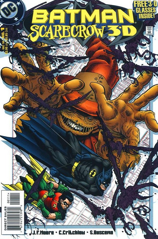 Cover of Batman Scarecrow 3D (1998 One Shot) #1. One of 250,000 Vintage American Comics on sale from Krypton!