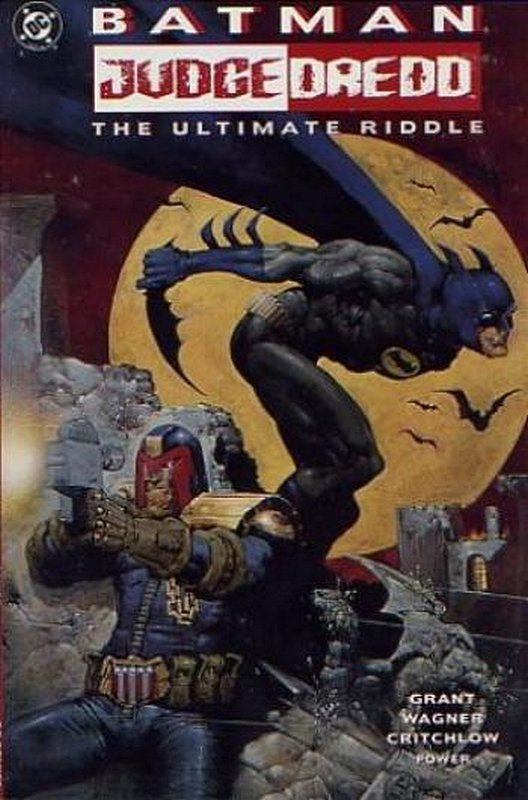 Cover of Batman/Judge Dredd: The Ultimate Riddle #1. One of 250,000 Vintage American Comics on sale from Krypton!