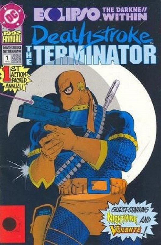 Cover of Deathstroke (Vol 1) The Terminator Annual #1. One of 250,000 Vintage American Comics on sale from Krypton!