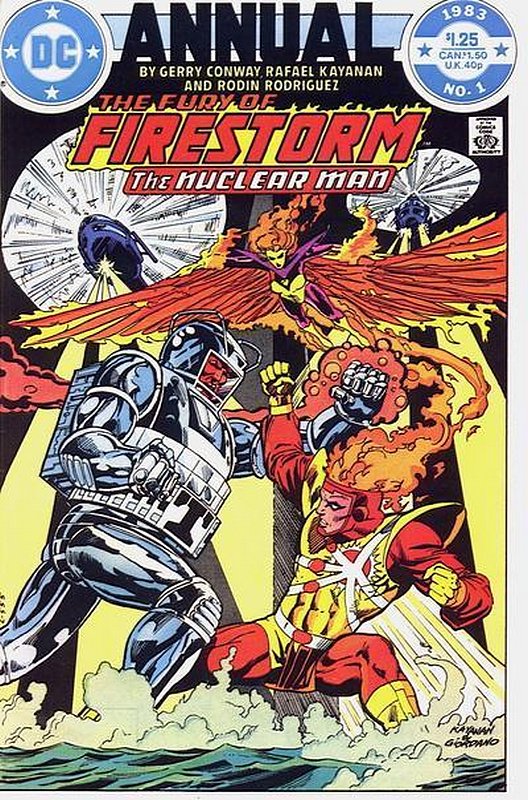Cover of Firestorm - The Fury of Annual #1. One of 250,000 Vintage American Comics on sale from Krypton!