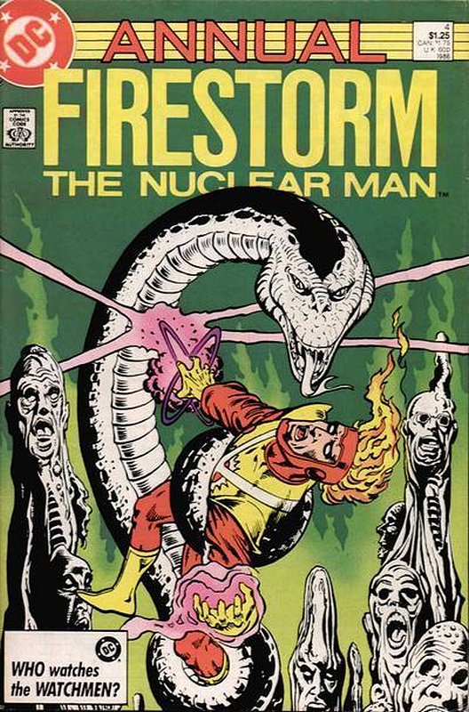 Cover of Firestorm - The Fury of Annual #4. One of 250,000 Vintage American Comics on sale from Krypton!
