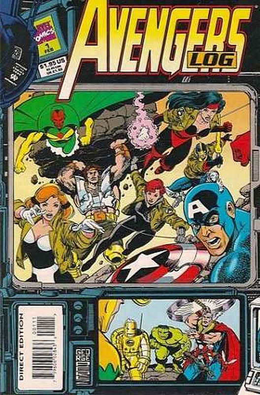 Cover of Avengers Log (1994 One Shot) #1. One of 250,000 Vintage American Comics on sale from Krypton!