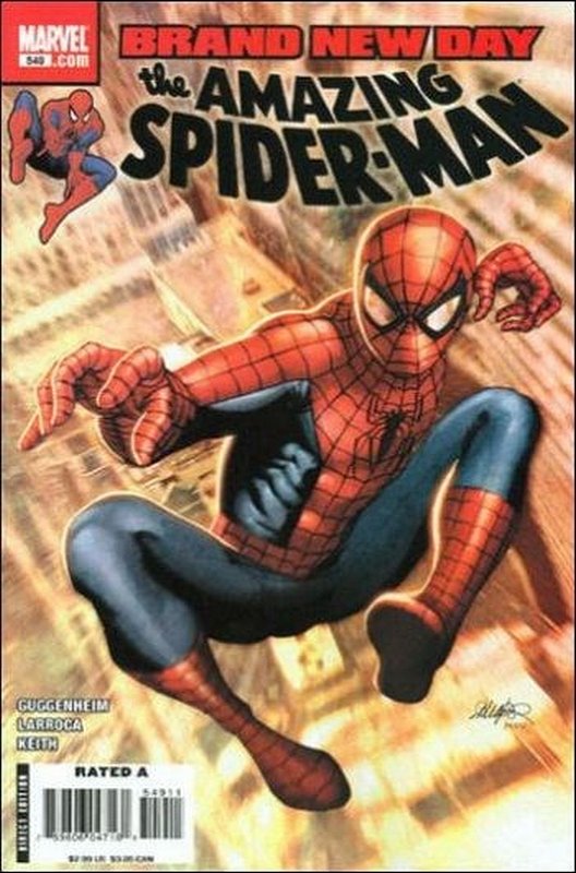 Cover of Amazing Spider-Man (Vol 2) #549. One of 250,000 Vintage American Comics on sale from Krypton!