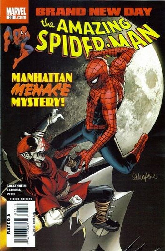 Cover of Amazing Spider-Man (Vol 2) #551. One of 250,000 Vintage American Comics on sale from Krypton!