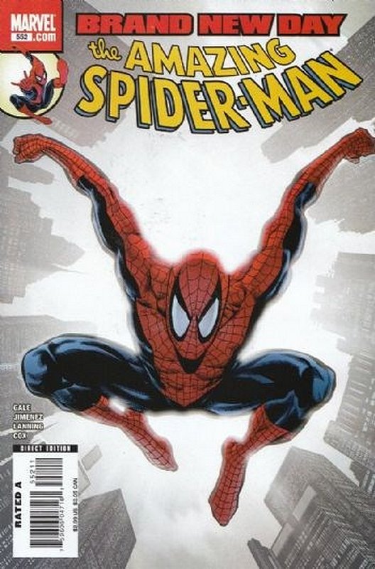 Cover of Amazing Spider-Man (Vol 2) #552. One of 250,000 Vintage American Comics on sale from Krypton!