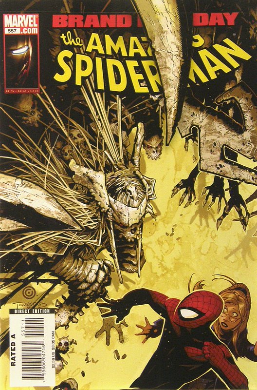 Cover of Amazing Spider-Man (Vol 2) #557. One of 250,000 Vintage American Comics on sale from Krypton!