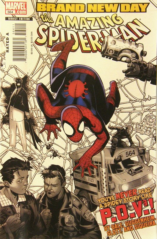 Cover of Amazing Spider-Man (Vol 2) #564. One of 250,000 Vintage American Comics on sale from Krypton!