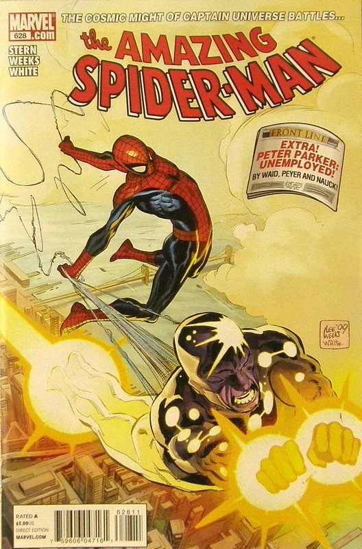 Cover of Amazing Spider-Man (Vol 2) #628. One of 250,000 Vintage American Comics on sale from Krypton!
