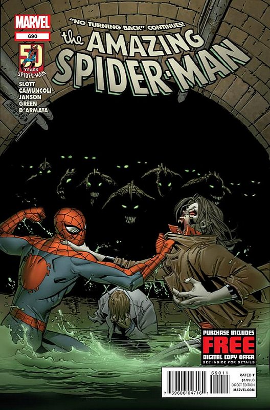 Cover of Amazing Spider-Man (Vol 2) #690. One of 250,000 Vintage American Comics on sale from Krypton!