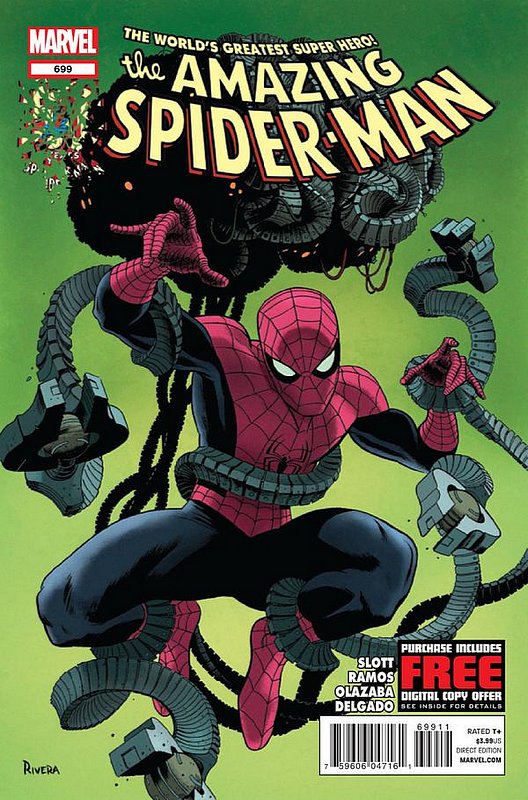 Cover of Amazing Spider-Man (Vol 2) #699. One of 250,000 Vintage American Comics on sale from Krypton!