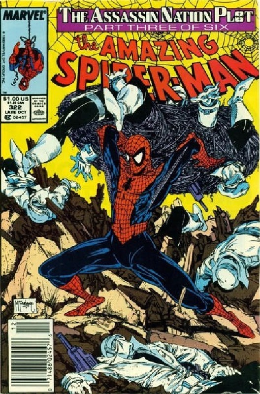 Cover of Amazing Spider-Man (Vol 1) #322. One of 250,000 Vintage American Comics on sale from Krypton!