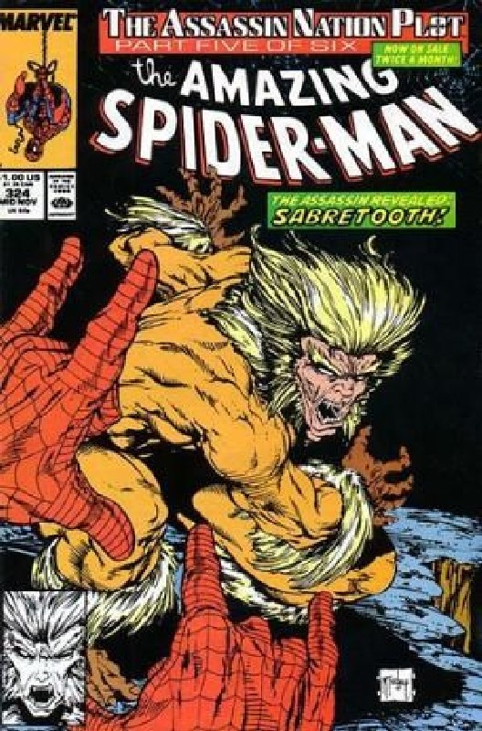Cover of Amazing Spider-Man (Vol 1) #324. One of 250,000 Vintage American Comics on sale from Krypton!