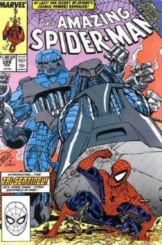 Cover of Amazing Spider-Man (Vol 1) #329. One of 250,000 Vintage American Comics on sale from Krypton!