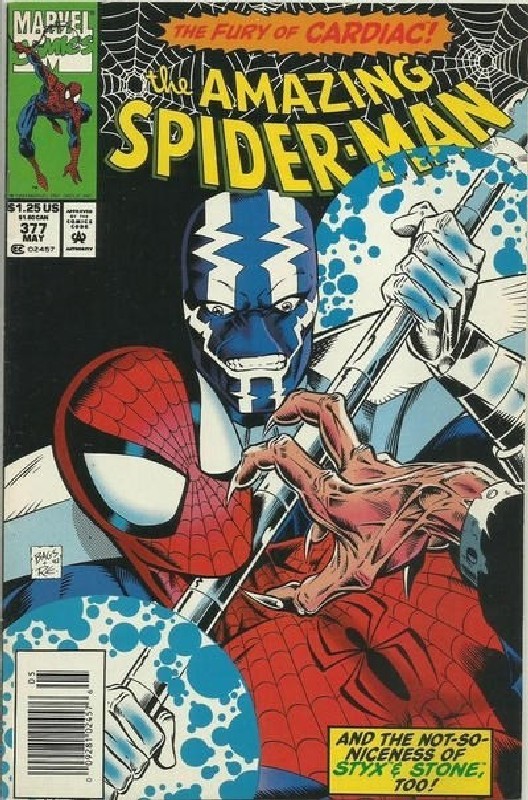 Cover of Amazing Spider-Man (Vol 1) #377. One of 250,000 Vintage American Comics on sale from Krypton!