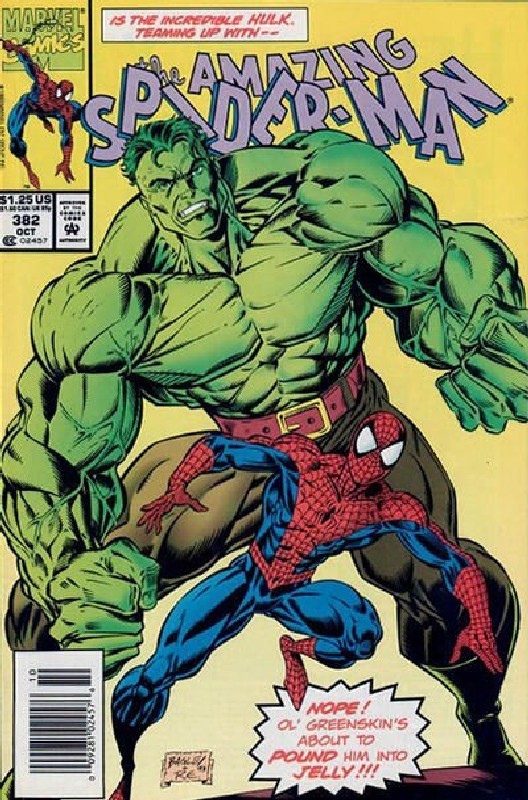 Cover of Amazing Spider-Man (Vol 1) #382. One of 250,000 Vintage American Comics on sale from Krypton!