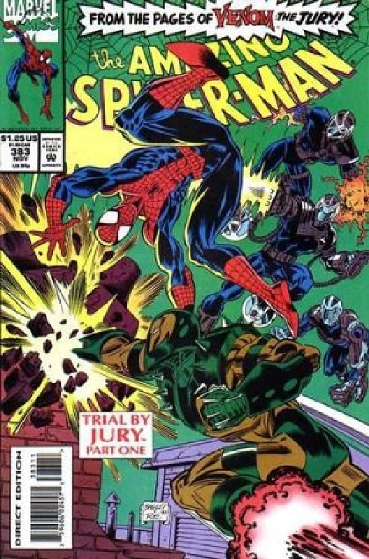 Cover of Amazing Spider-Man (Vol 1) #383. One of 250,000 Vintage American Comics on sale from Krypton!