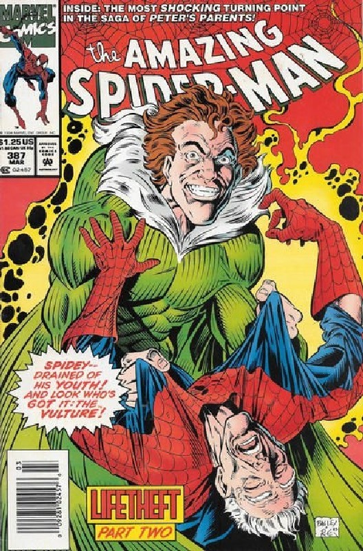 Cover of Amazing Spider-Man (Vol 1) #387. One of 250,000 Vintage American Comics on sale from Krypton!