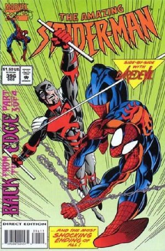 Cover of Amazing Spider-Man (Vol 1) #396. One of 250,000 Vintage American Comics on sale from Krypton!