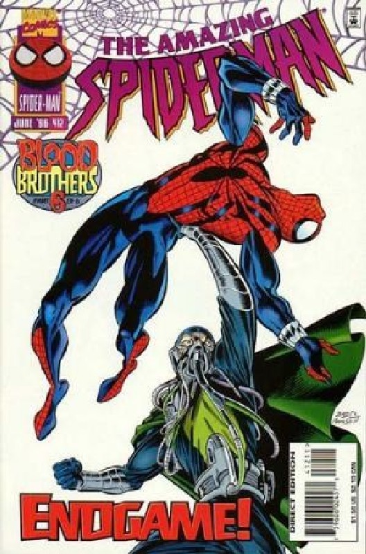Cover of Amazing Spider-Man (Vol 1) #412. One of 250,000 Vintage American Comics on sale from Krypton!