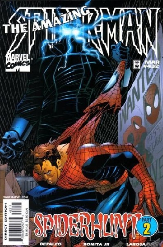 Cover of Amazing Spider-Man (Vol 1) #432. One of 250,000 Vintage American Comics on sale from Krypton!