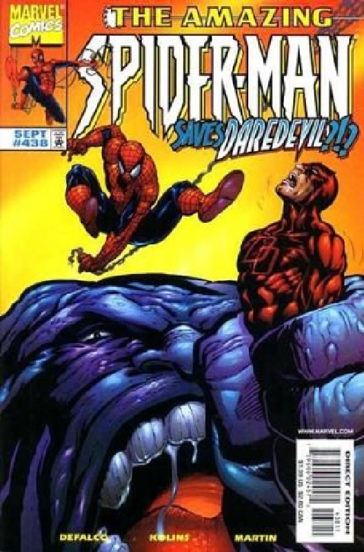 Cover of Amazing Spider-Man (Vol 1) #438. One of 250,000 Vintage American Comics on sale from Krypton!