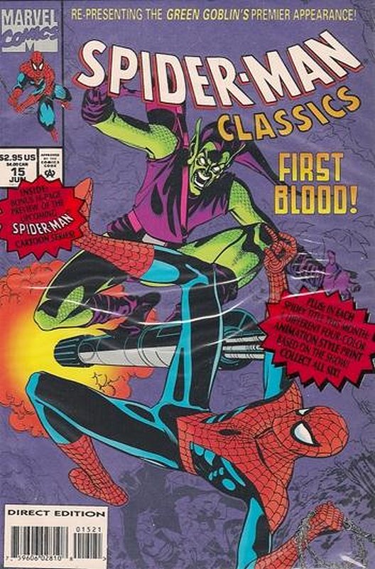 Cover of Spider-Man Classics (Vol 1) #15. One of 250,000 Vintage American Comics on sale from Krypton!