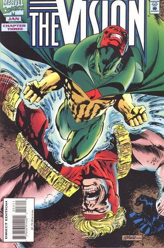 Cover of Vision (1994 Ltd) #3. One of 250,000 Vintage American Comics on sale from Krypton!