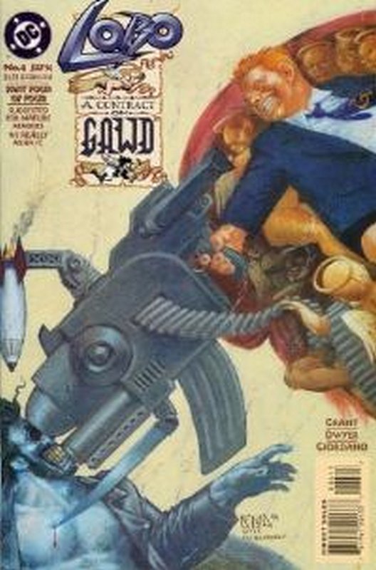 Cover of Lobo: A Contract on Gawd (1994 Ltd) #4. One of 250,000 Vintage American Comics on sale from Krypton!