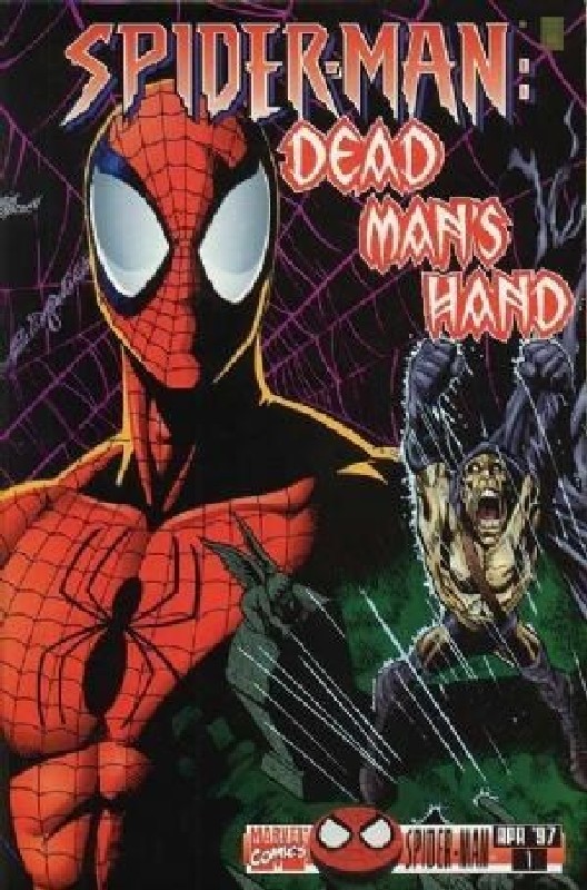 Cover of Spider-Man: Dead Mans Hand #1. One of 250,000 Vintage American Comics on sale from Krypton!