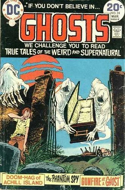 Cover of Ghosts (Vol 1) #24. One of 250,000 Vintage American Comics on sale from Krypton!