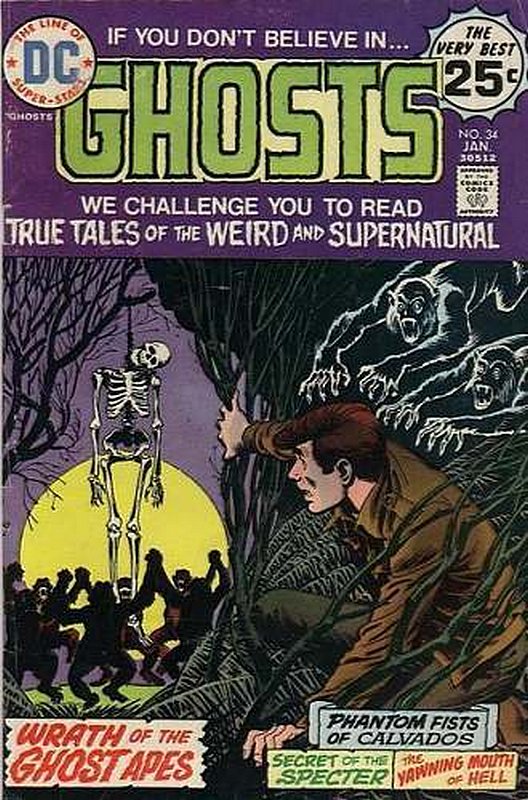 Cover of Ghosts (Vol 1) #34. One of 250,000 Vintage American Comics on sale from Krypton!