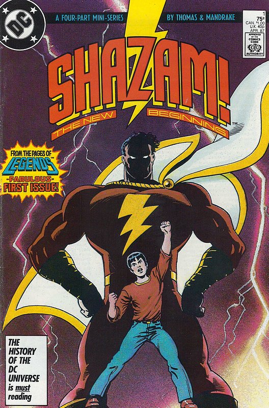 Cover of Shazam! The New Beginning (1987 Ltd) #1. One of 250,000 Vintage American Comics on sale from Krypton!
