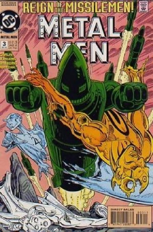 Cover of Metal Men (1994 Ltd) #3. One of 250,000 Vintage American Comics on sale from Krypton!