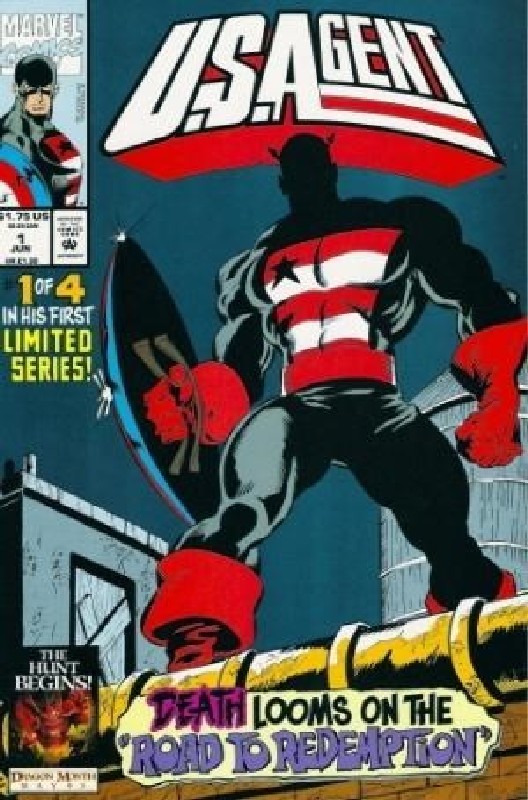 Cover of USAgent (1993 Ltd) #1. One of 250,000 Vintage American Comics on sale from Krypton!