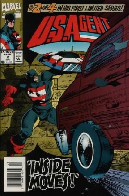 Cover of USAgent (1993 Ltd) #2. One of 250,000 Vintage American Comics on sale from Krypton!