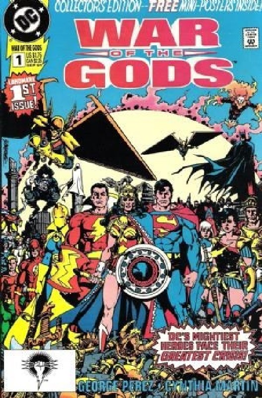 Cover of War of the Gods (1991 Ltd) #1. One of 250,000 Vintage American Comics on sale from Krypton!