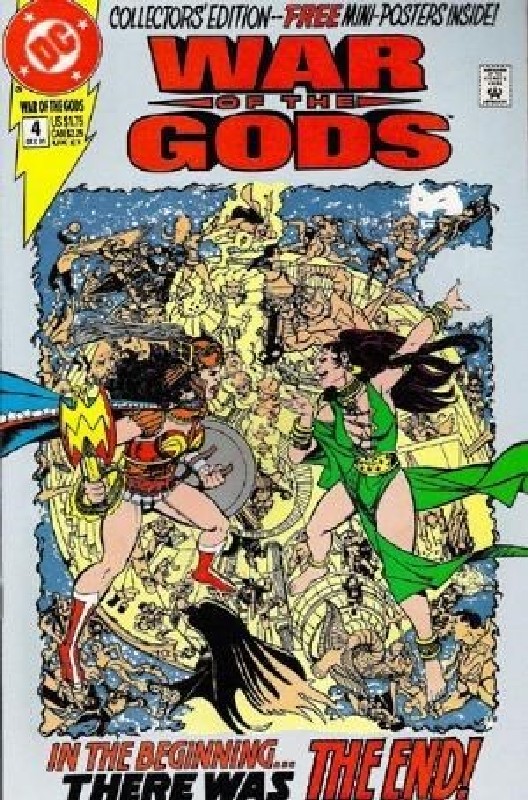 Cover of War of the Gods (1991 Ltd) #4. One of 250,000 Vintage American Comics on sale from Krypton!