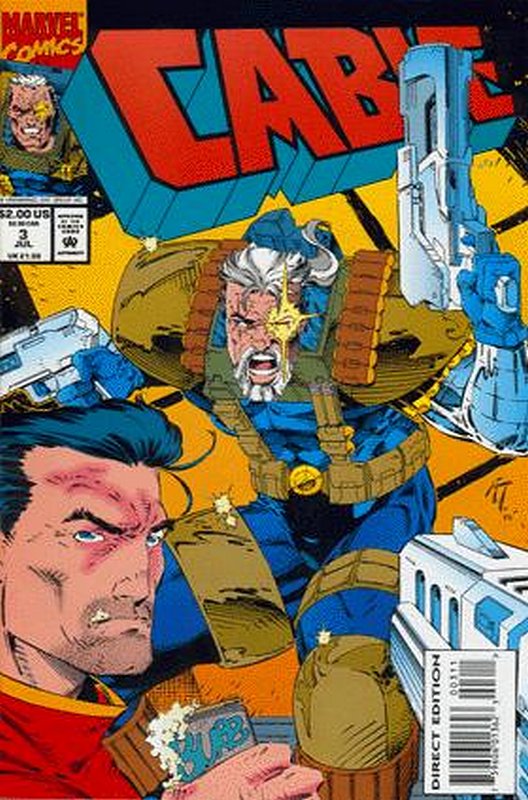 Cover of Cable (Vol 1) #3. One of 250,000 Vintage American Comics on sale from Krypton!