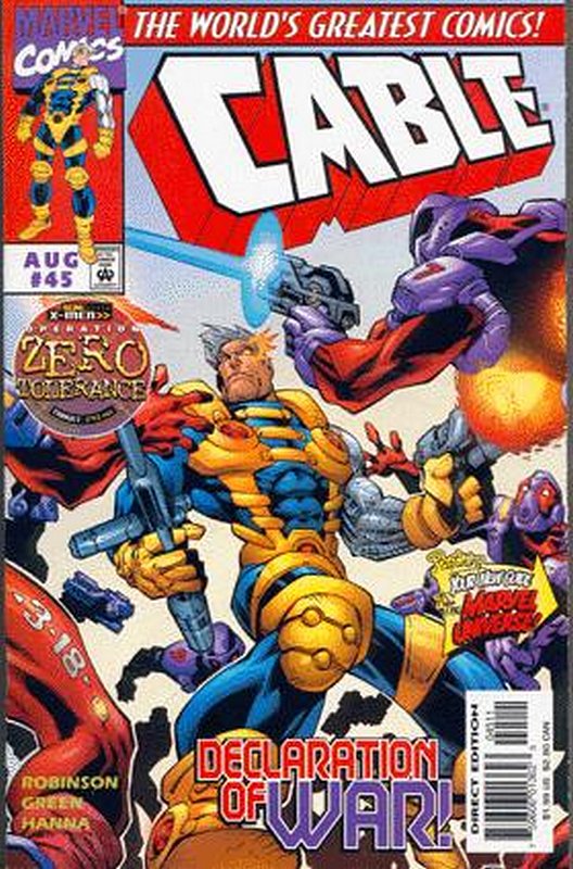 Cover of Cable (Vol 1) #45. One of 250,000 Vintage American Comics on sale from Krypton!