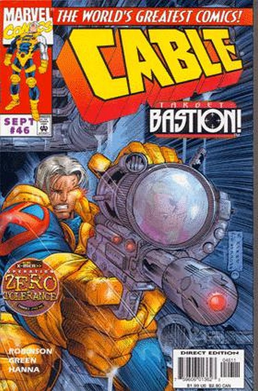 Cover of Cable (Vol 1) #46. One of 250,000 Vintage American Comics on sale from Krypton!